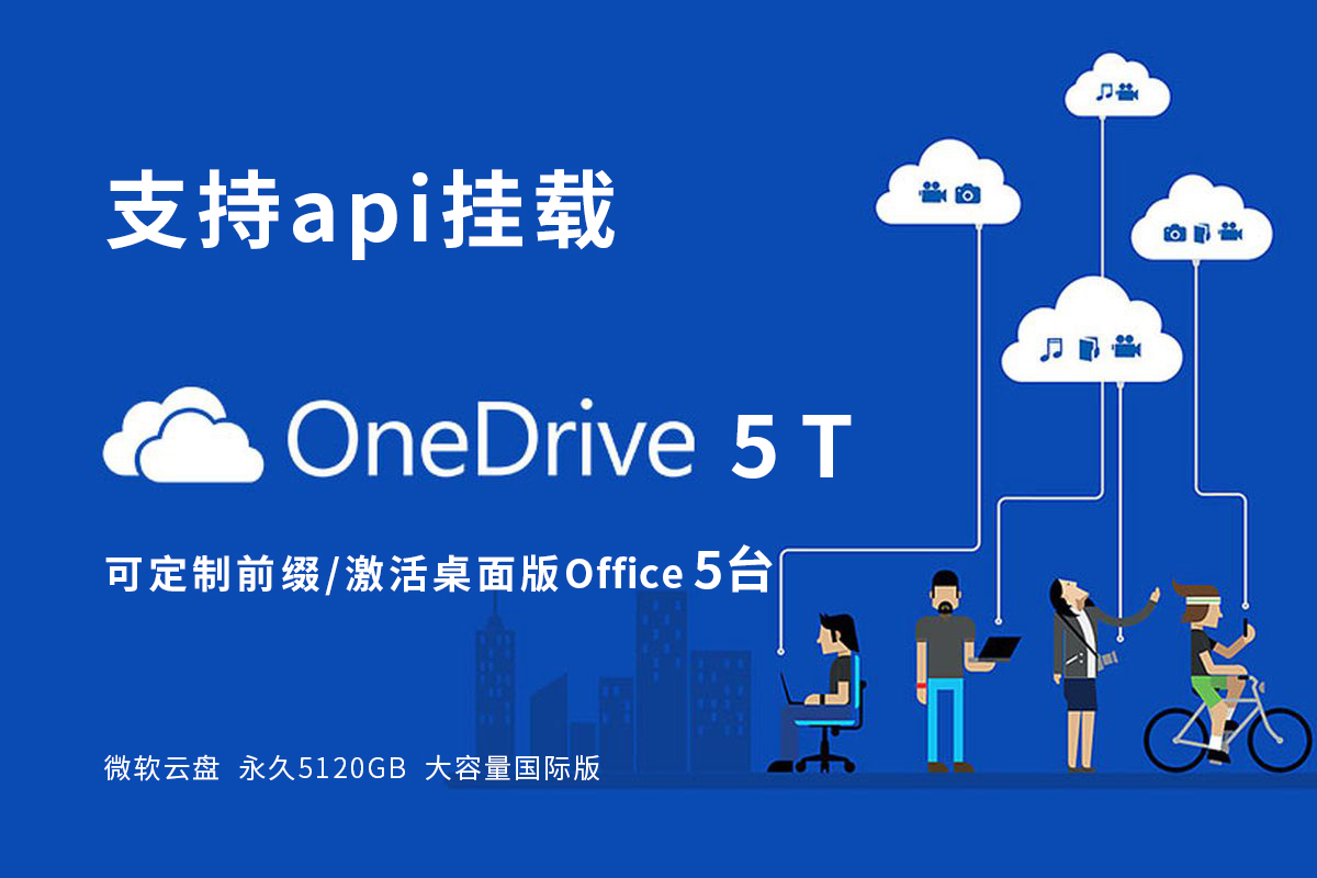 OneDrive 5T账号支持APi挂载